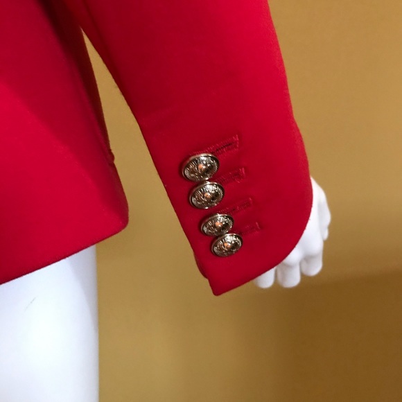 Tommy Hilfiger red Jersey knit blazer - Picture 3 of 7